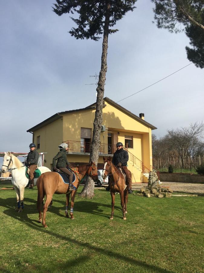La Villa Romantica Ciggiano Bagian luar foto